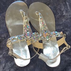 Sparkly sandals